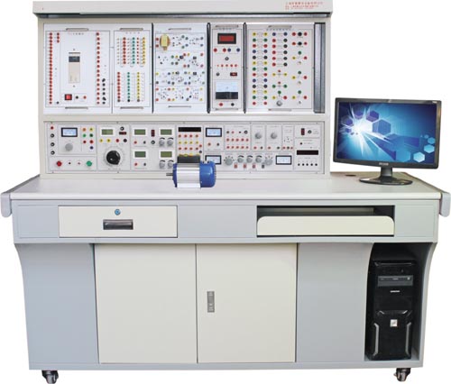 電工、模電、數(shù)電、電拖、單片機(jī)、 PLC、傳感器技術(shù)綜合實訓(xùn)考核裝置